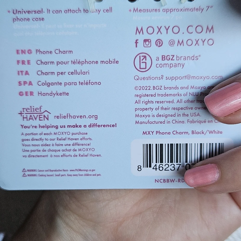 NWT Phone Charm